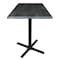 Holland Bar Stool Co 42" Tall In/Outdoor All-Season Table, 36" x 36" Square Black Steel Top OD211-3042BWOD36SQBlkStl - alternate 1